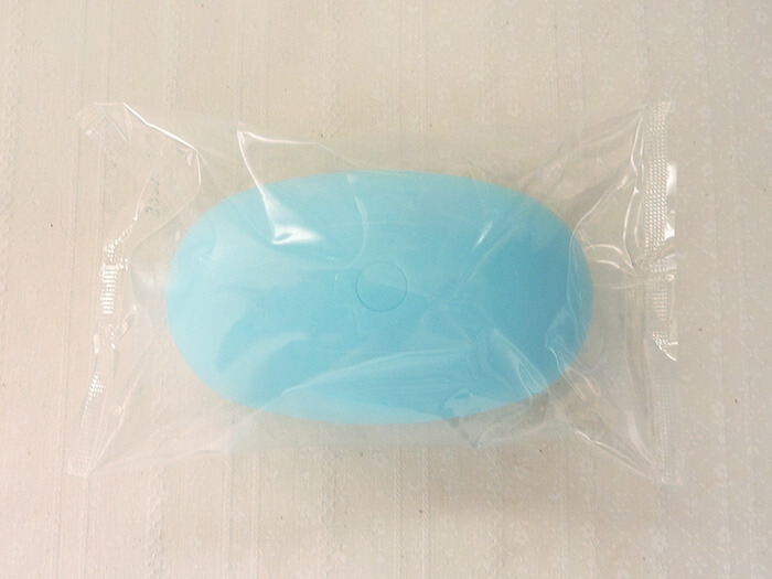 blue oval soap