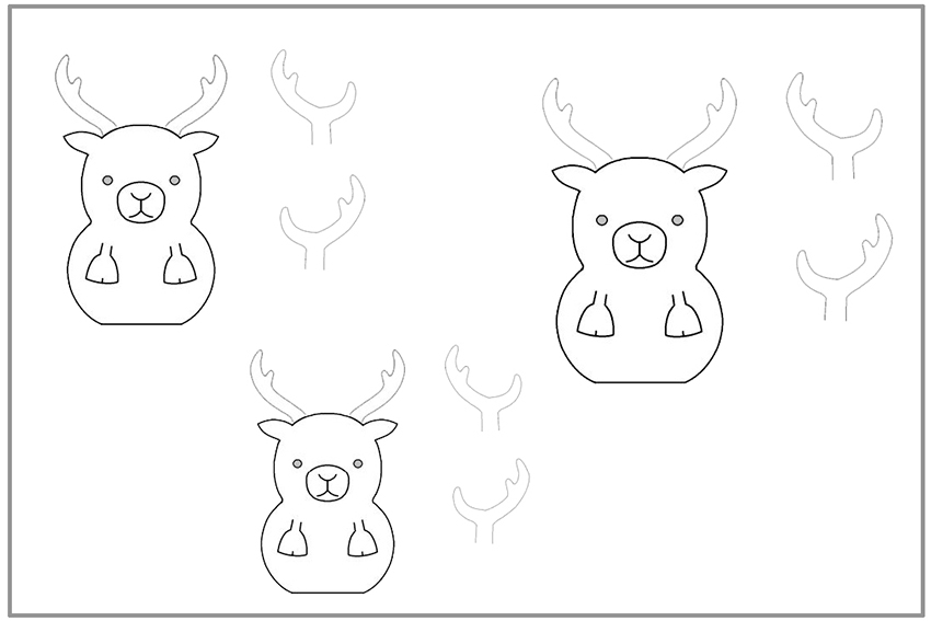 reindeer template